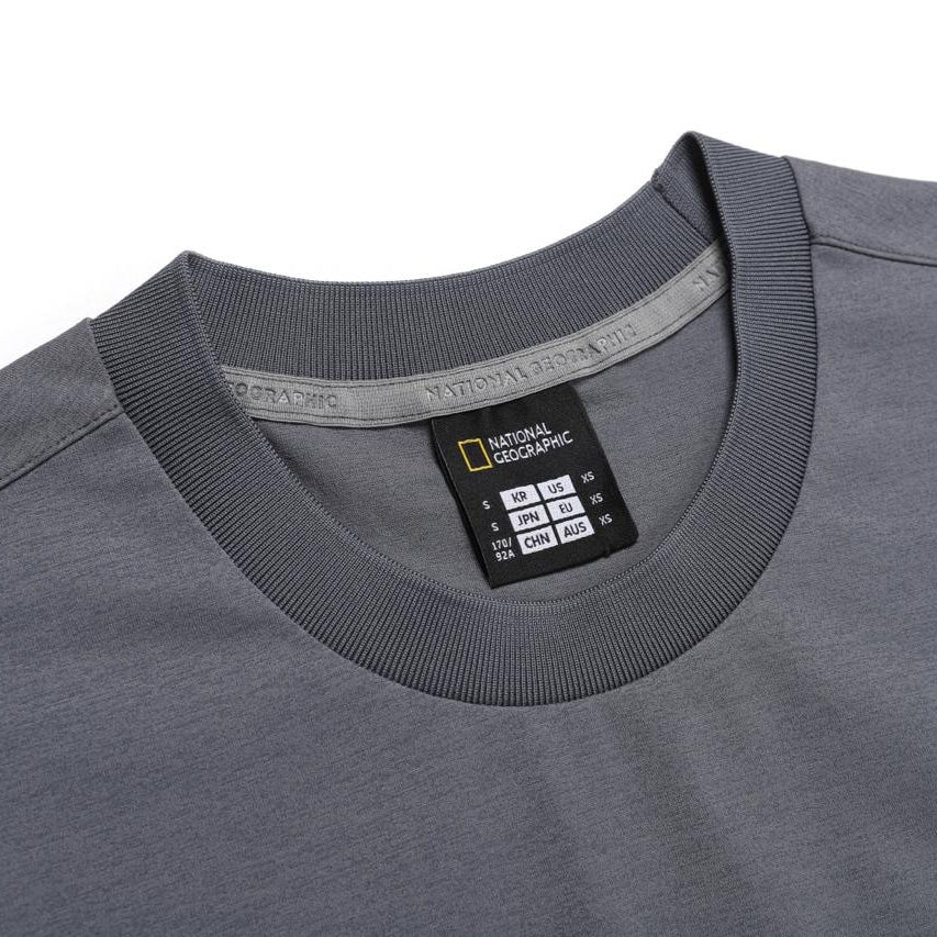 GREY PARROT BASIC FIT SHORT SLEEVE T-SHIRT IRON GREY