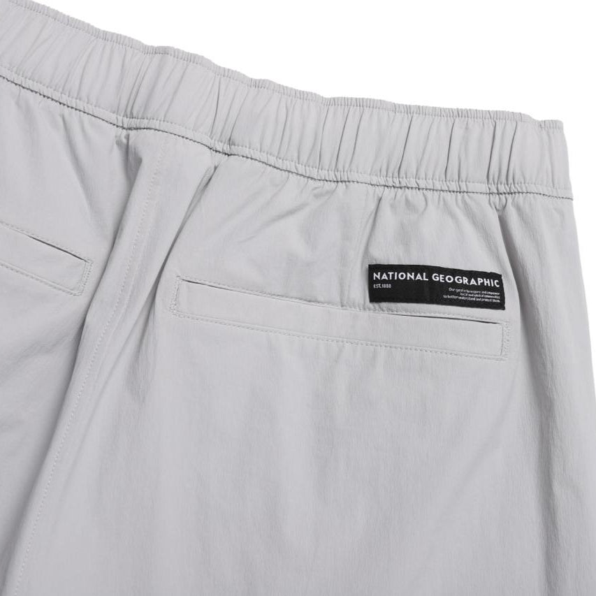 ADELIE LIGHT WOVEN STRETCH BOARD SHORTS SILVER GREY