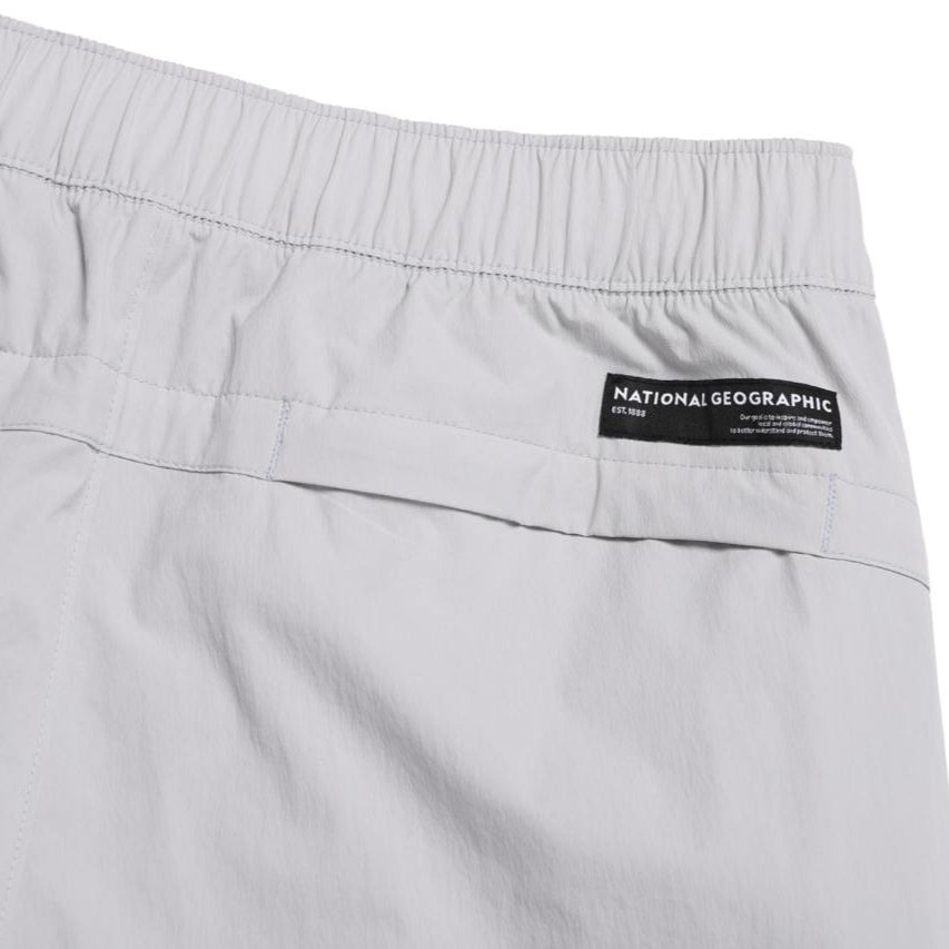 ADELIE LIGHT WOVEN STRETCH JOGGER PANTS SILVER GREY
