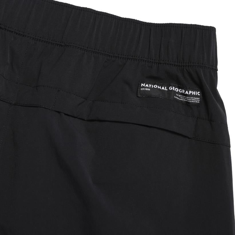ADELIE LIGHT WOVEN STRETCH JOGGER PANTS CARBON BLACK
