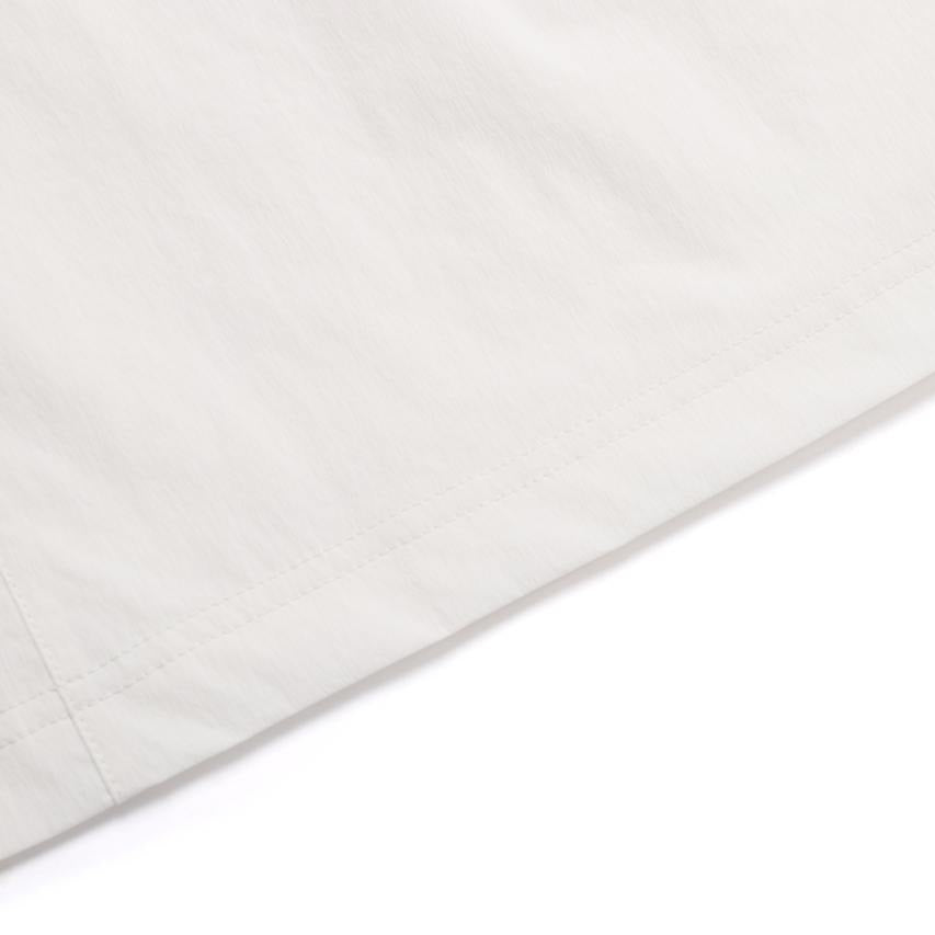 WOMEN ADELIE LIGHT WOVEN STRETCH ROUND NECK SHORT SLEEVE T-SHIRT BIRCH