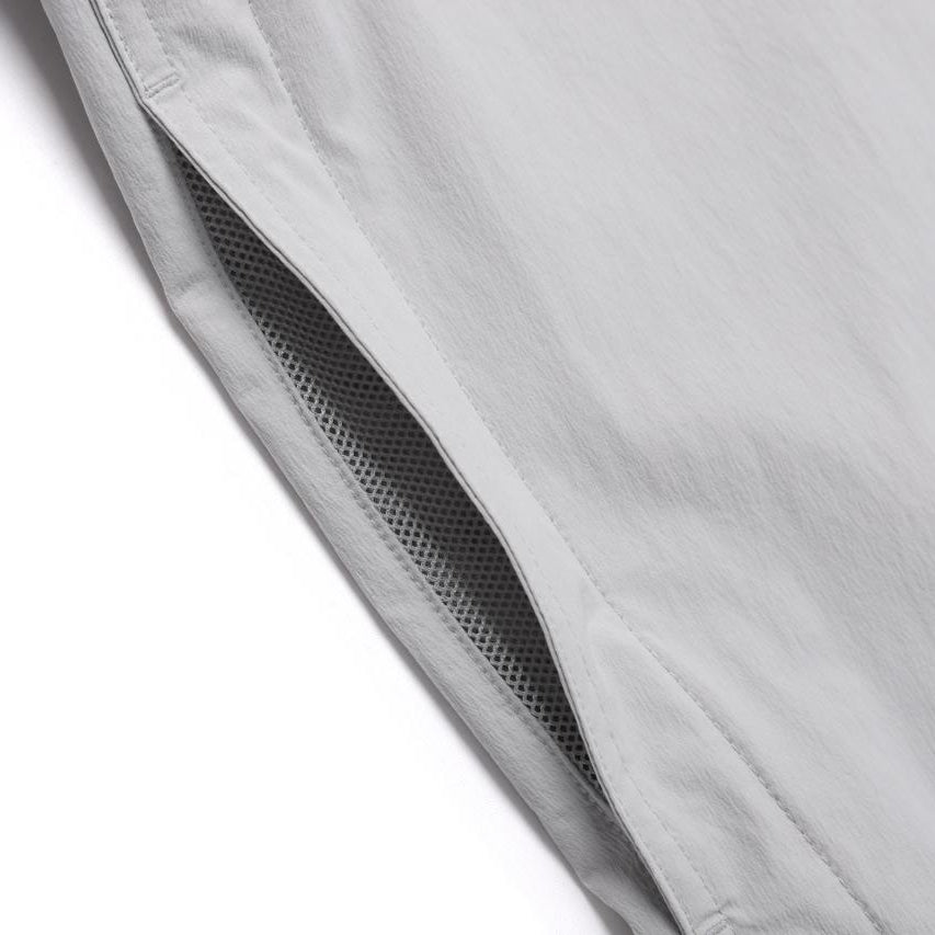 WOMEN ADELIE LIGHT WOVEN STRETCH FULL ZIP UP HOODIE JUMPER SILVER GREY