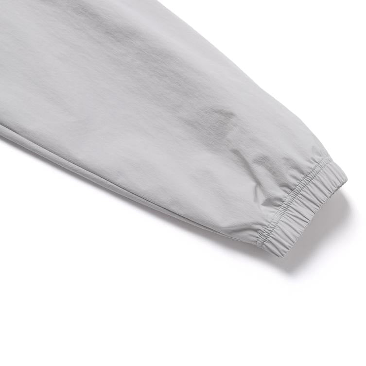 WOMEN ADELIE LIGHT WOVEN STRETCH FULL ZIP UP HOODIE JUMPER SILVER GREY