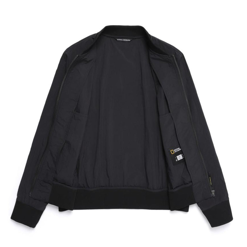 WOMEN MINNOW BOMBER JUMPER CARBON BLACK