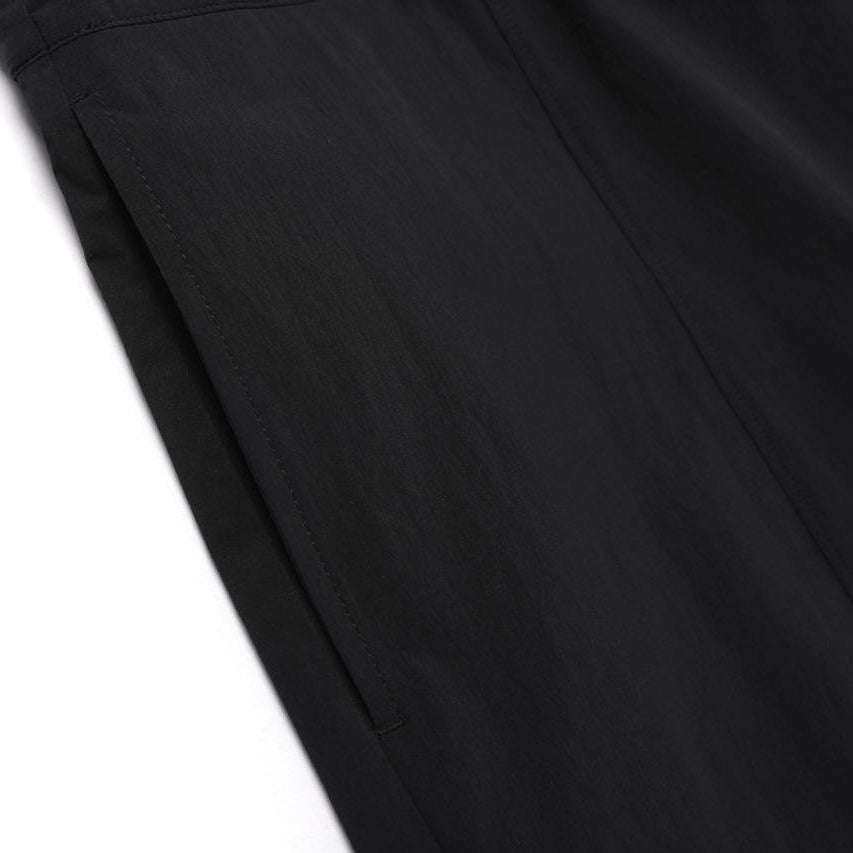 WOMEN ADELIE LIGHT WOVEN STRETCH COLLAR DRESS CARBON BLACK