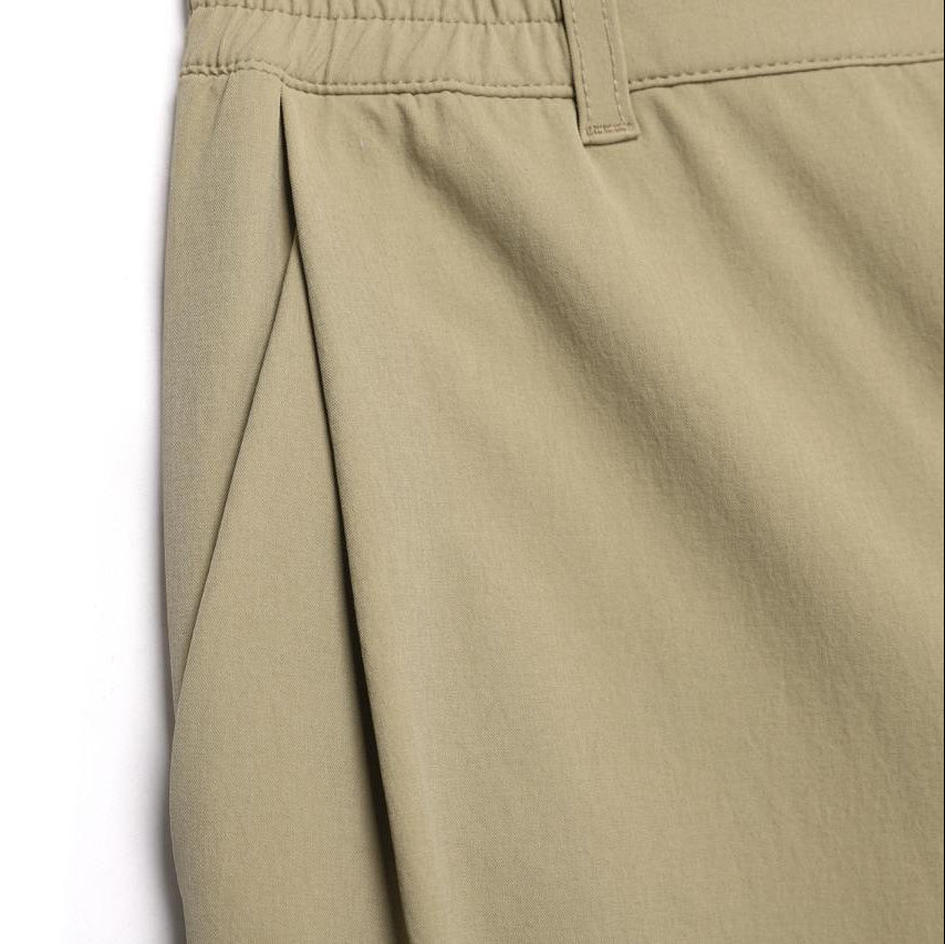 WOMEN STRAIGHT PANTS GREEN OLIVE