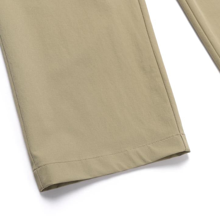 WOMEN STRAIGHT PANTS GREEN OLIVE