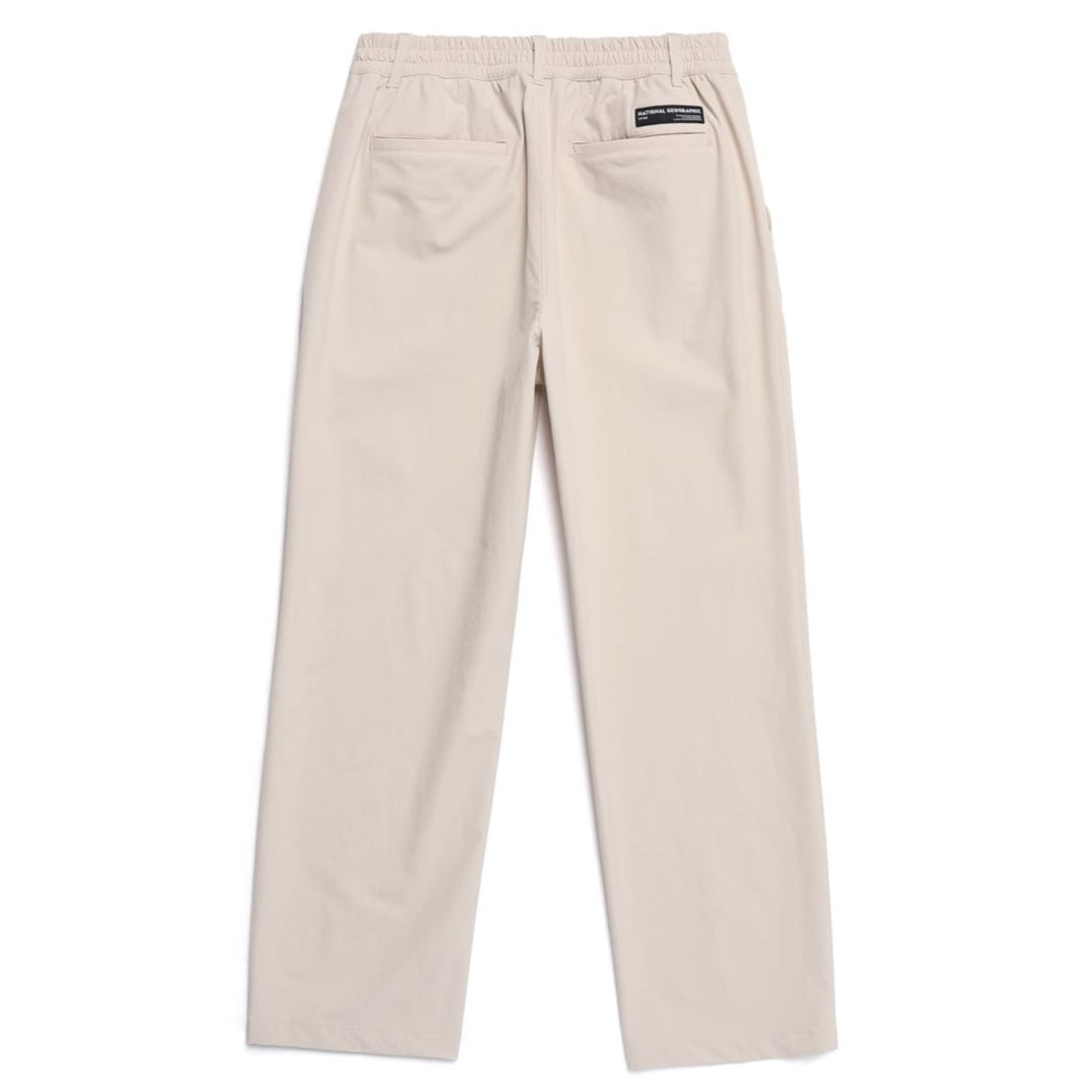 WOMEN STRAIGHT PANTS OAK BEIGE