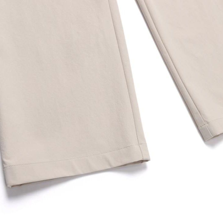 WOMEN STRAIGHT PANTS OAK BEIGE