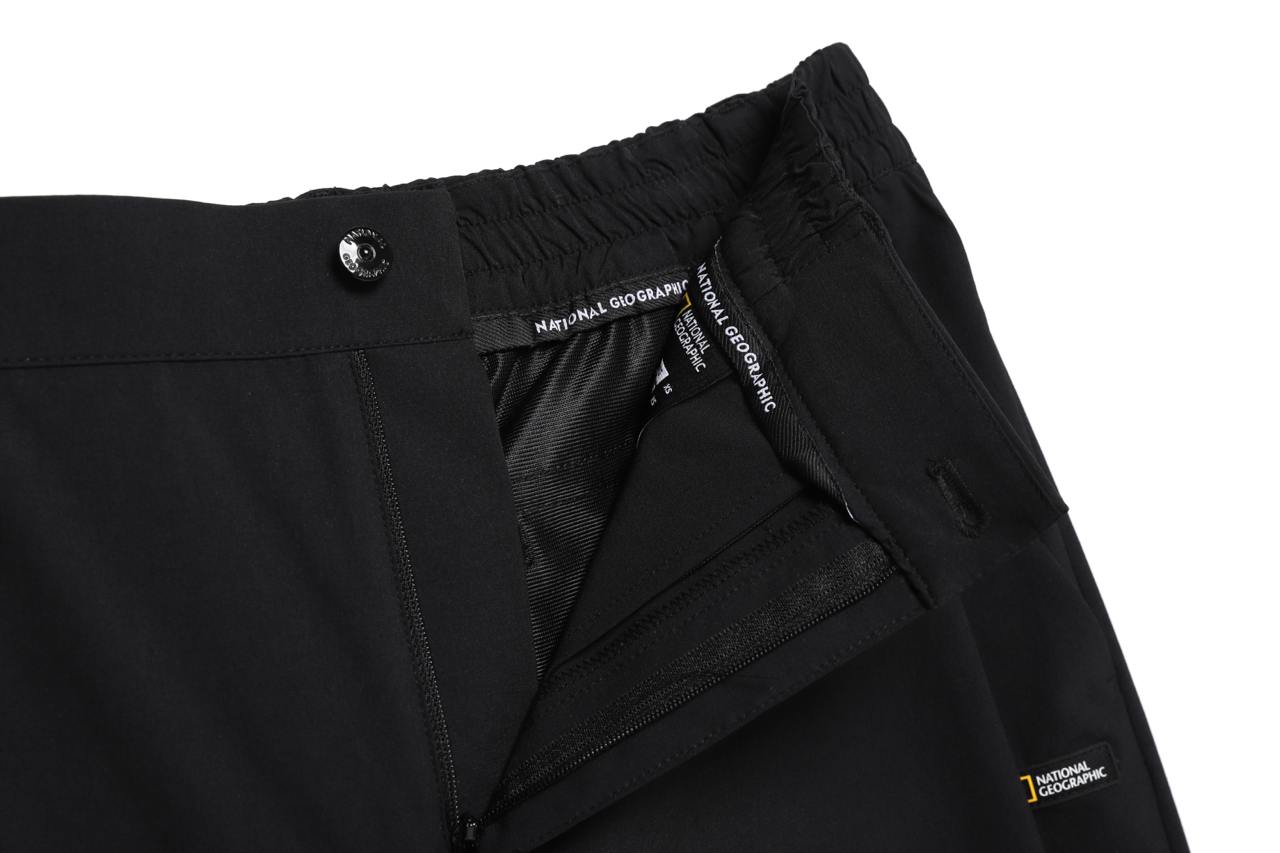 WOMEN STRAIGHT PANTS CARBON BLACK