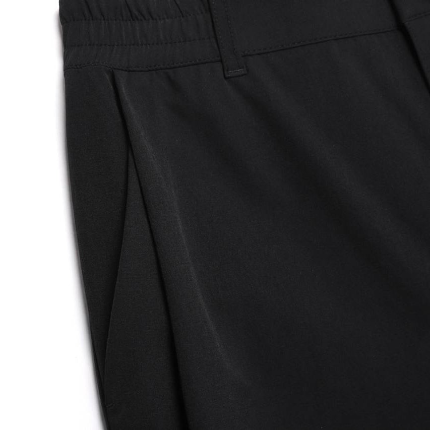 WOMEN STRAIGHT PANTS CARBON BLACK