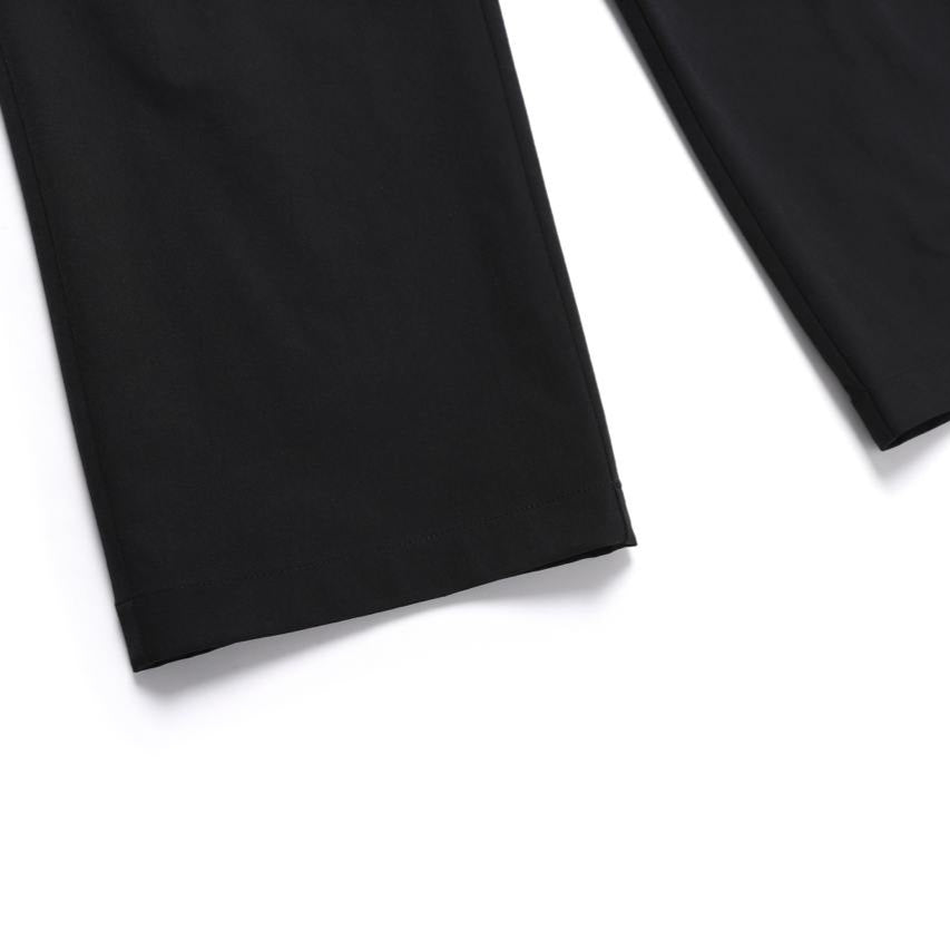 WOMEN STRAIGHT PANTS CARBON BLACK