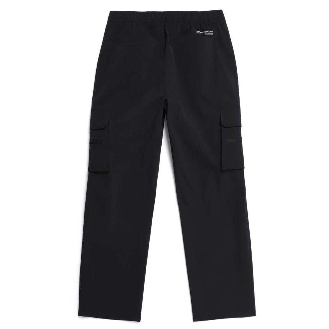 WOMEN ADELIE LIGHT WOVEN STRETCH STRAIGHT PANTS CARBON BLACK