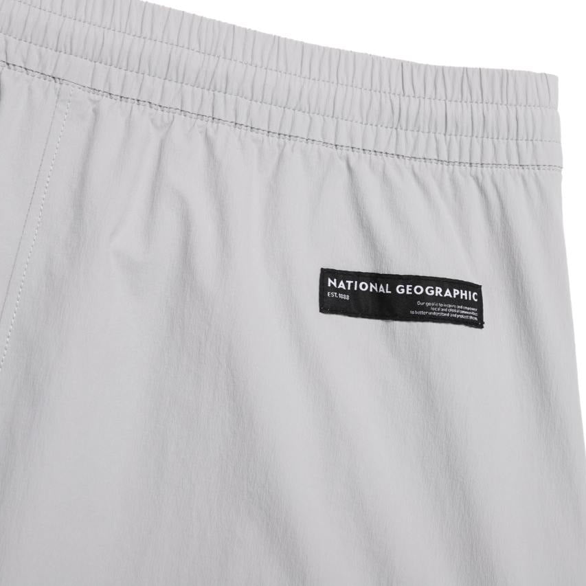 WOMEN ADELIE LIGHT WOVEN STRETCH CARGO SKIRT SILVER GREY