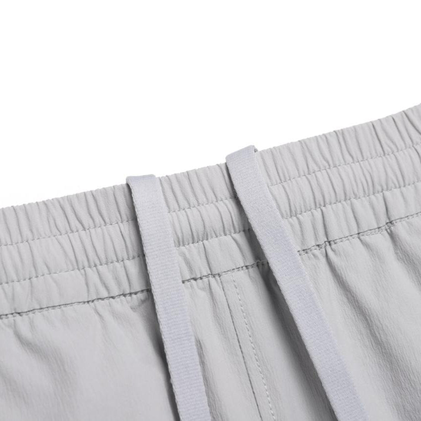 WOMEN ADELIE LIGHT WOVEN STRETCH CARGO SKIRT SILVER GREY