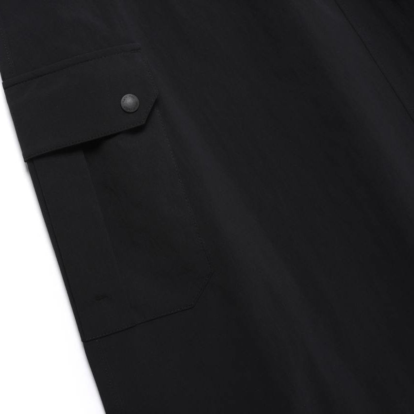 WOMEN ADELIE LIGHT WOVEN STRETCH CARGO SKIRT CARBON BLACK