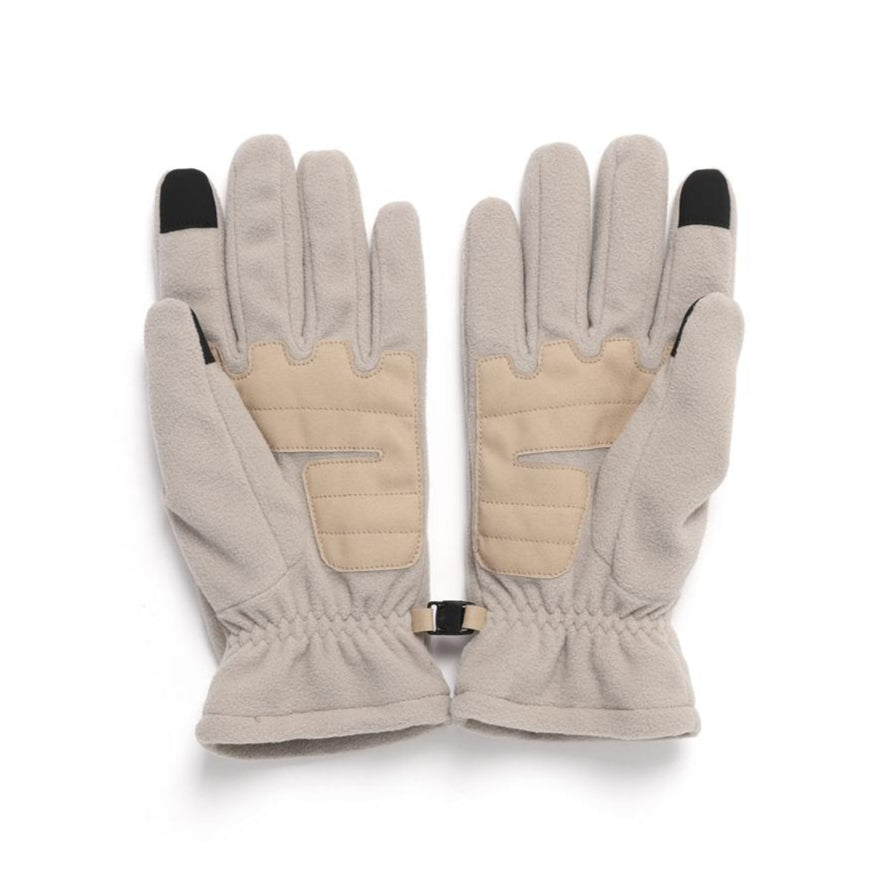 FLEECE GLOVES BEIGE