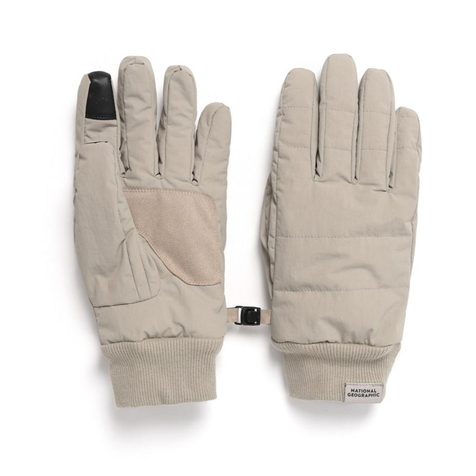 HERON PADDING GLOVES BEIGE