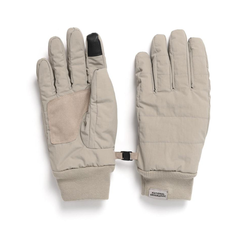 HERON PADDING GLOVES BEIGE