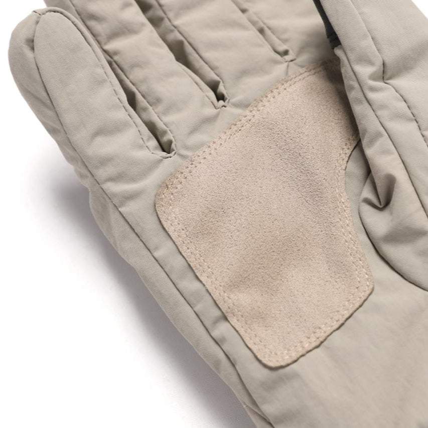 HERON PADDING GLOVES BEIGE