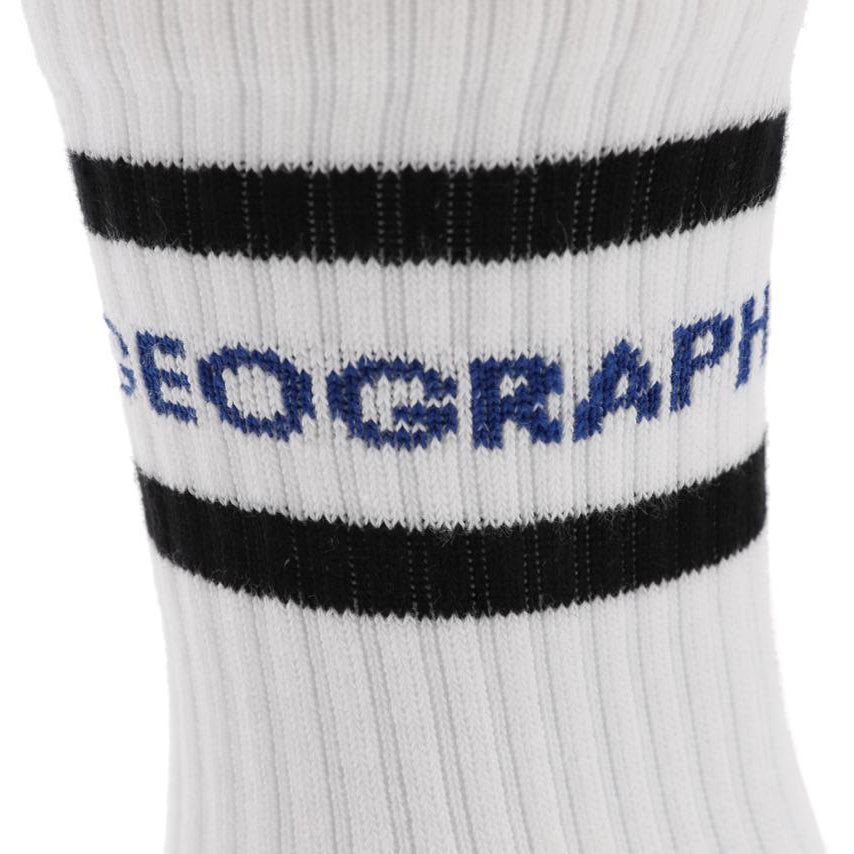 STRIPE CREW SOCKS BLACK