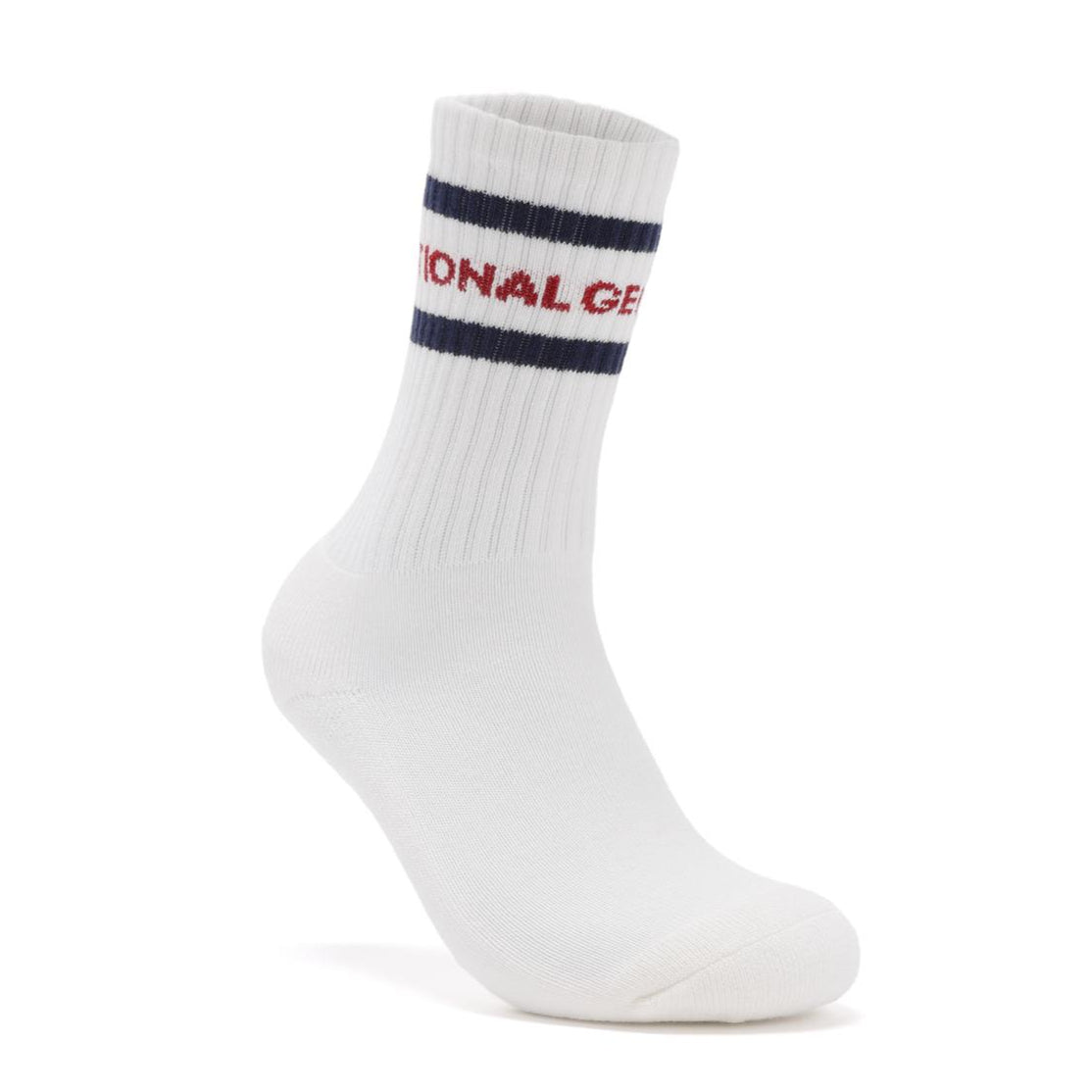 STRIPE CREW SOCKS NAVY