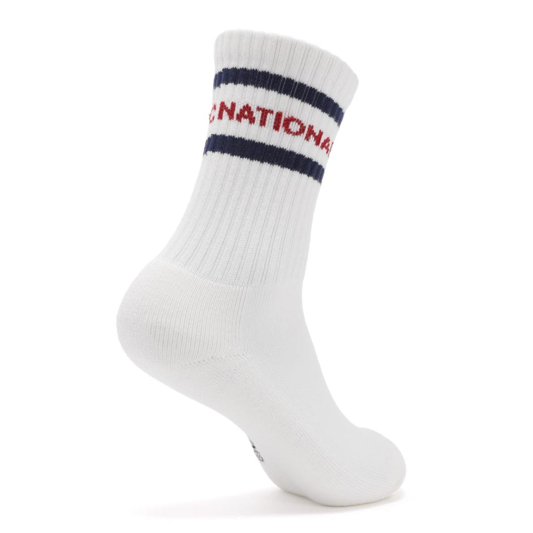 STRIPE CREW SOCKS NAVY