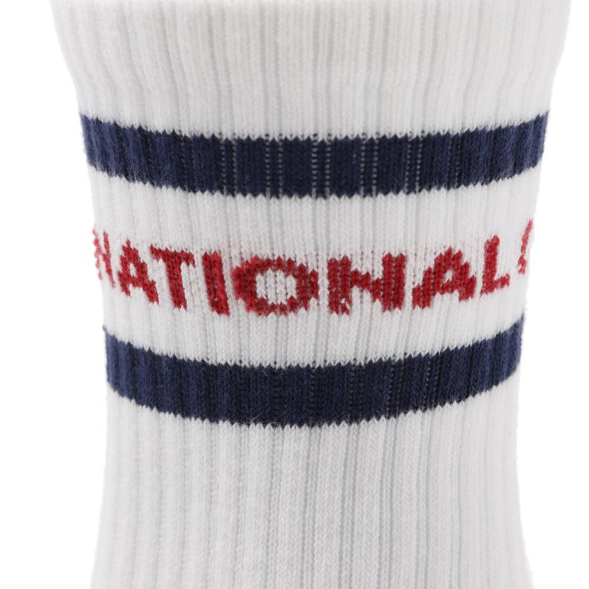 STRIPE CREW SOCKS NAVY