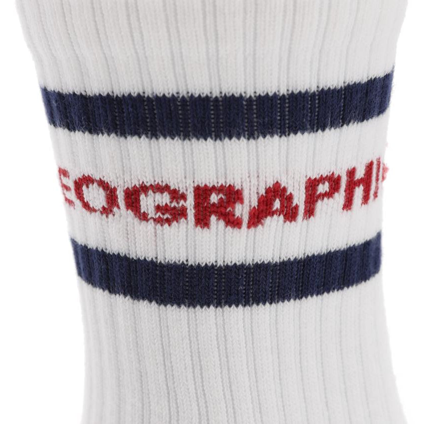 STRIPE CREW SOCKS NAVY