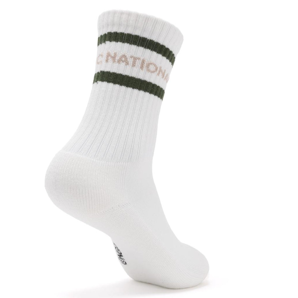 STRIPE CREW SOCKS KHAKI
