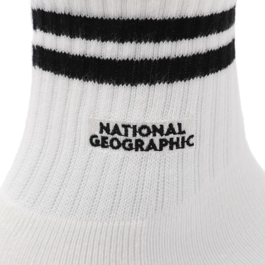 STRIPE MIDDLE SOCKS BLACK