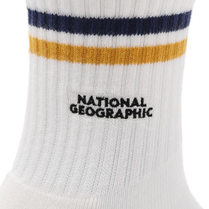 STRIPE MIDDLE SOCKS MUSTARD