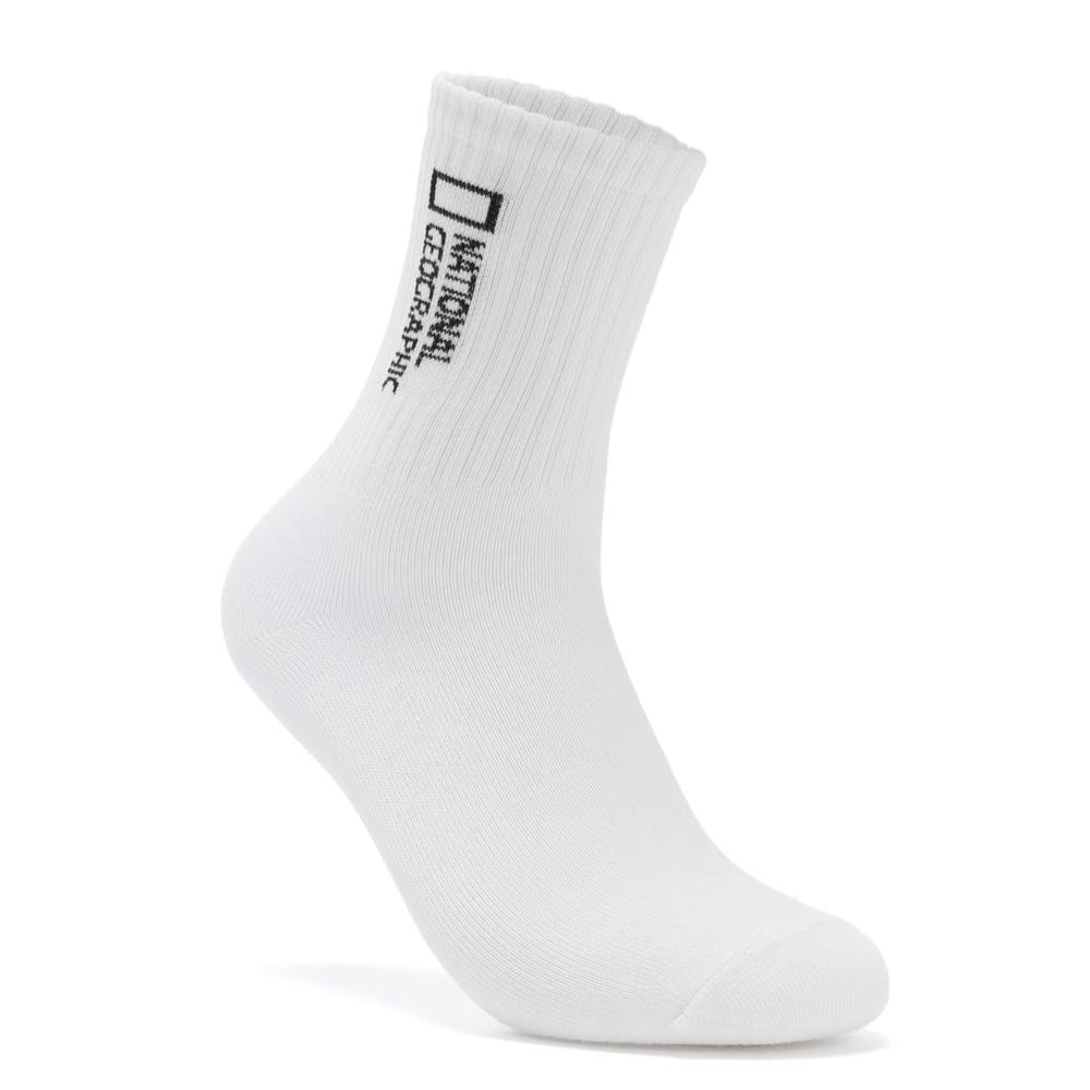 MIDDLE SOCKS BUNDLE WHITE