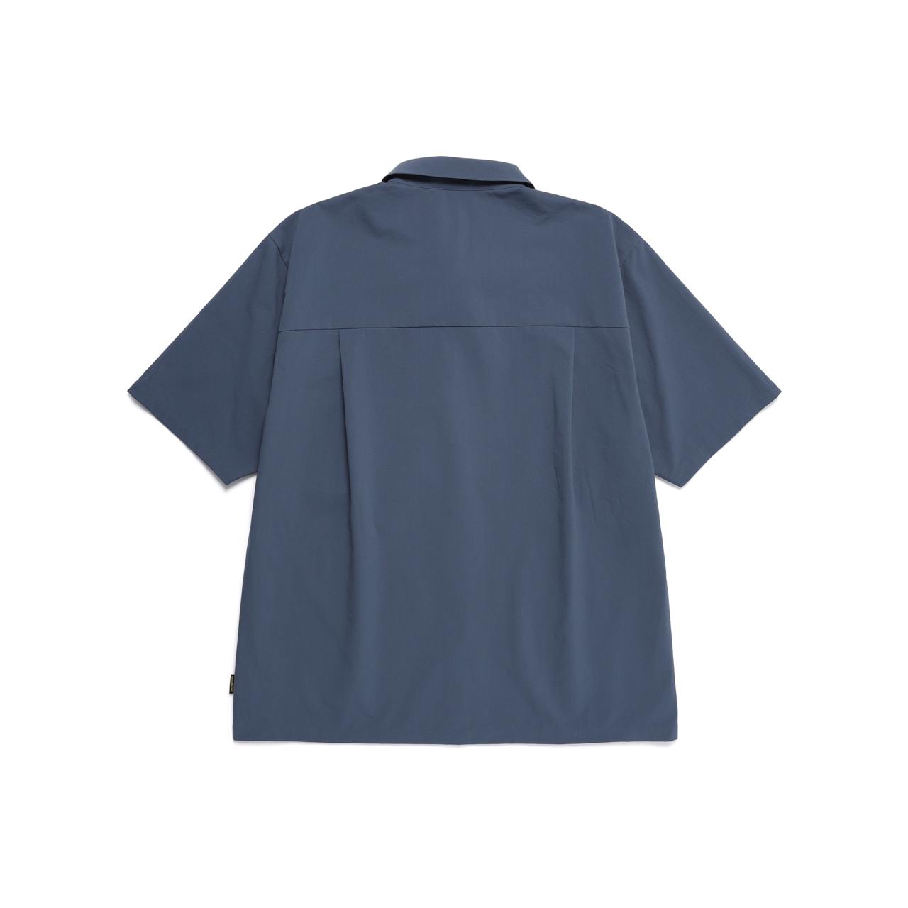 URBAN CITY WOVEN SEMI-OVER FIT SHIRT TURQUOISE