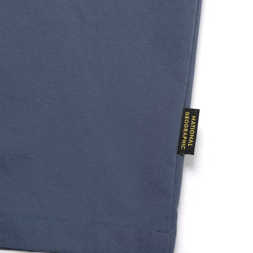 URBAN CITY WOVEN SEMI-OVER FIT SHIRT TURQUOISE