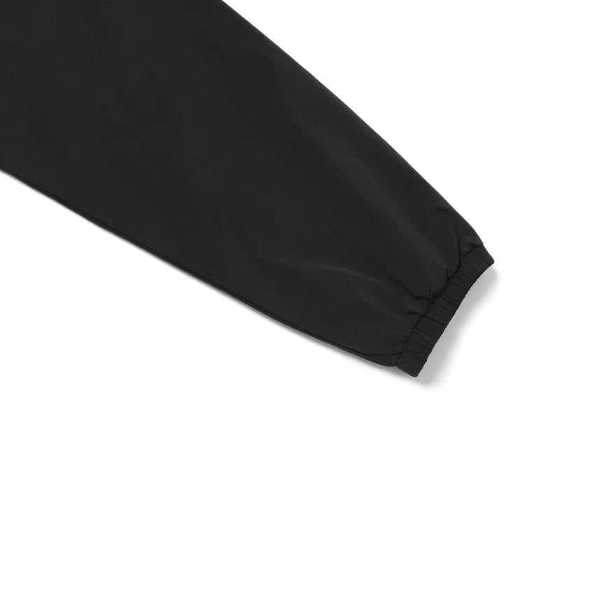 WOMEN SILKY STRETCH STAND NECK FULL ZIP JACKET CARBON BLACK