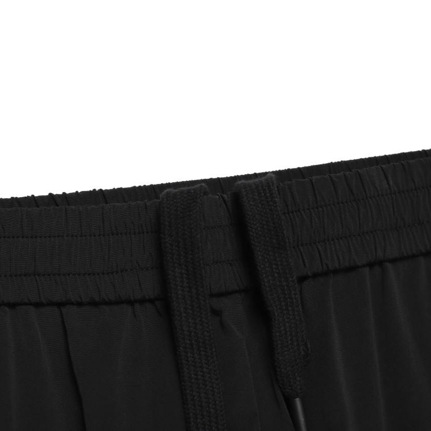 WOMEN SILKY STRETCH RELAXED PANTS CARBON BLACK