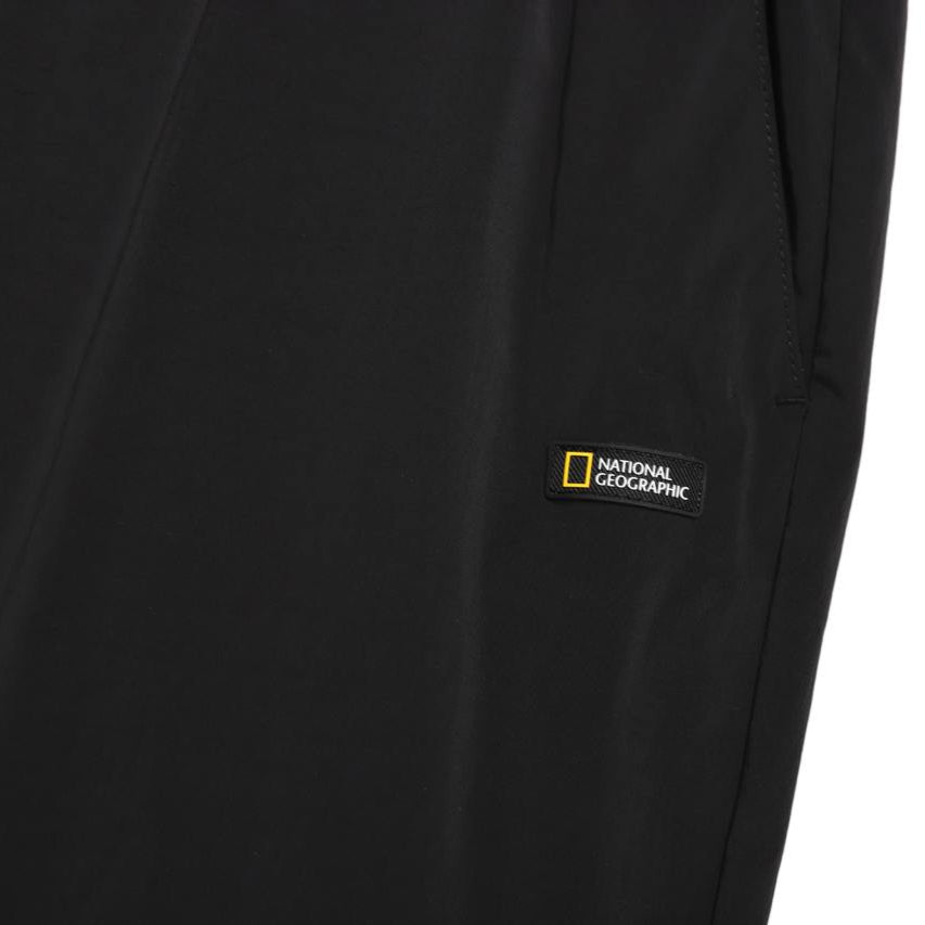 WOMEN SILKY STRETCH RELAXED PANTS CARBON BLACK