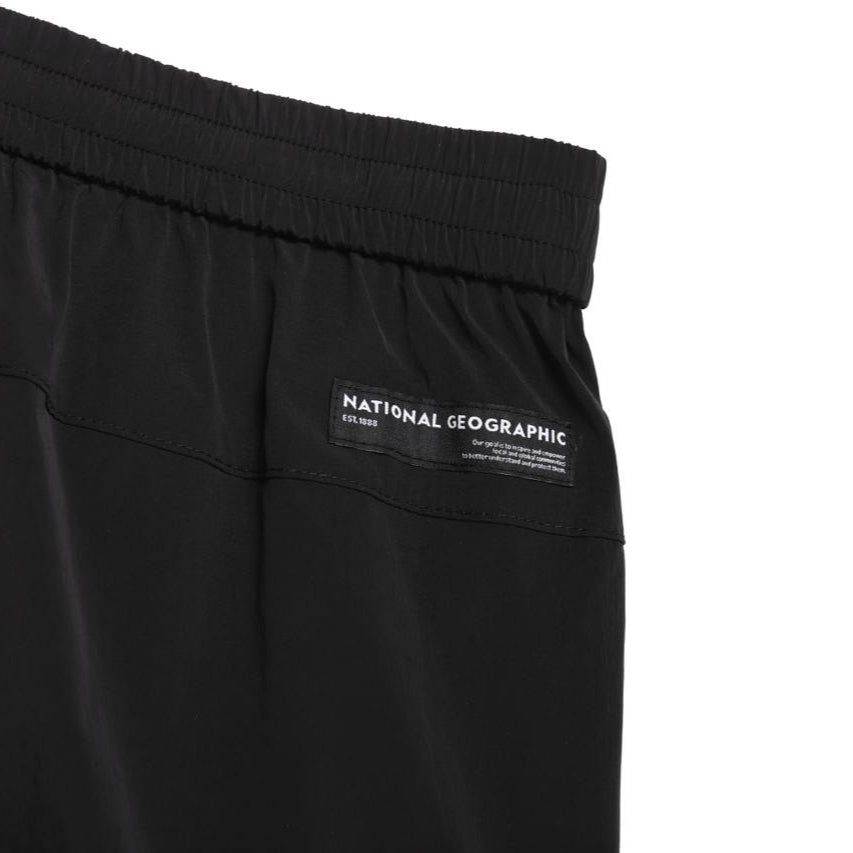 WOMEN SILKY STRETCH RELAXED PANTS CARBON BLACK