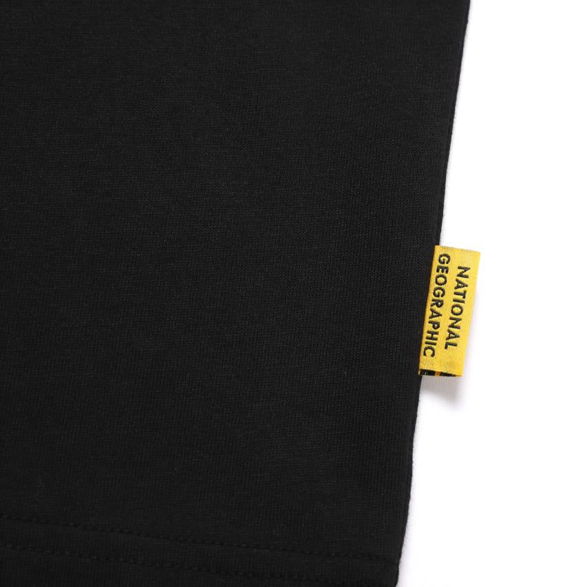 UNISEX SEMI-OVER FIT WAPPEN H/TEE CARBON BLACK