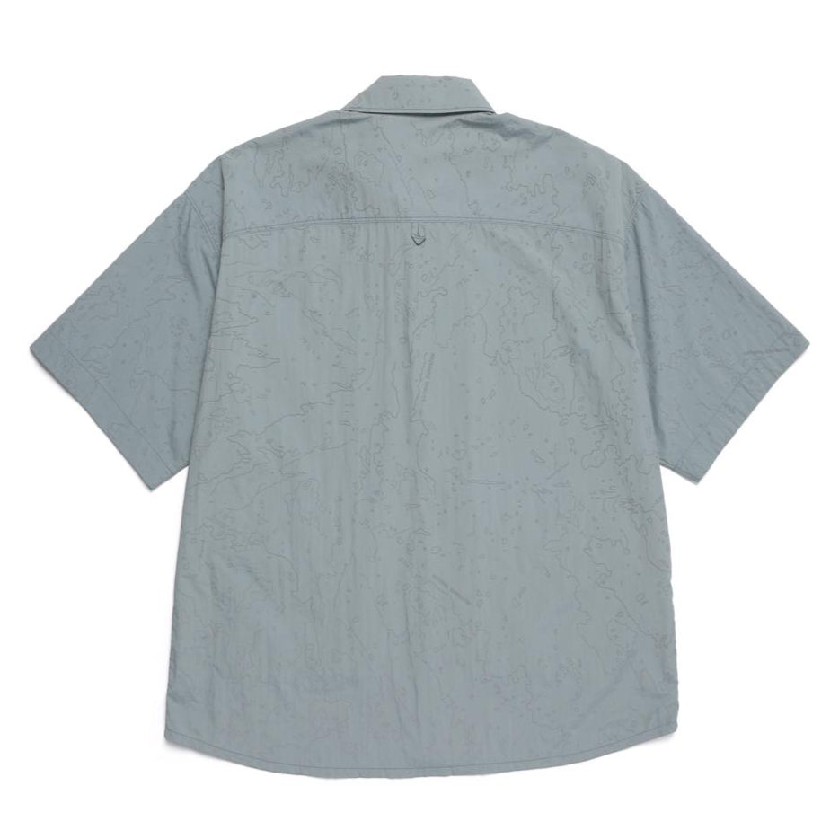 UTILITY ALLOVER PRINT SET UP SHIRT KHAKI GREEN