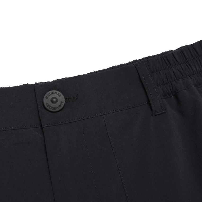 UNISEX MESH HYBRID FATIGUE SHORTS CARBON BLACK