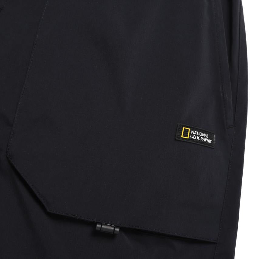 UNISEX MESH HYBRID FATIGUE SHORTS CARBON BLACK