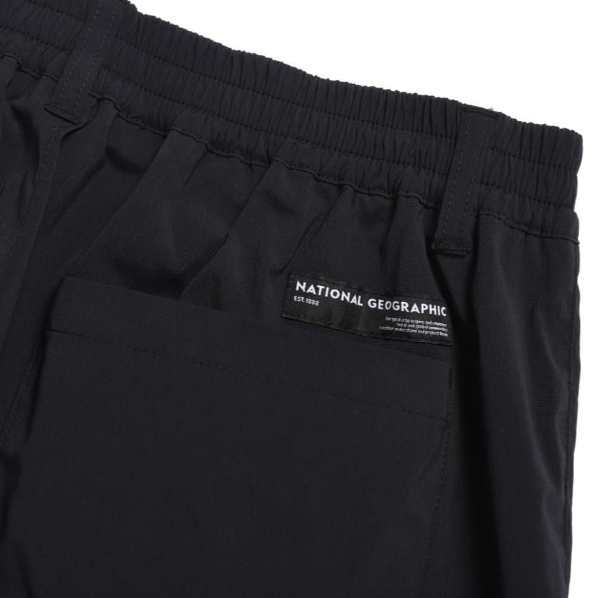 UNISEX MESH HYBRID FATIGUE SHORTS CARBON BLACK