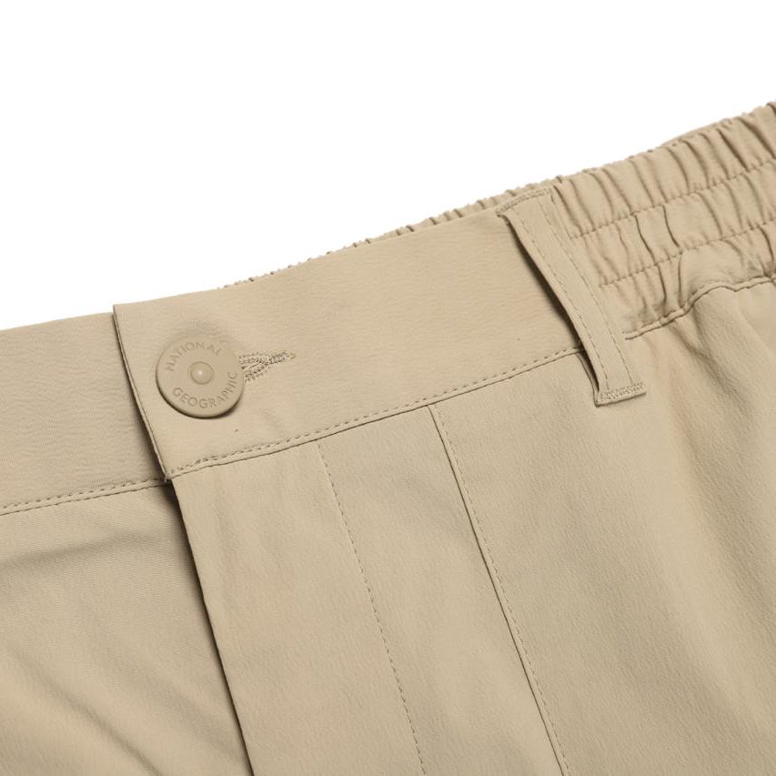UNISEX MESH HYBRID FATIGUE SHORTS SAND BEIGE