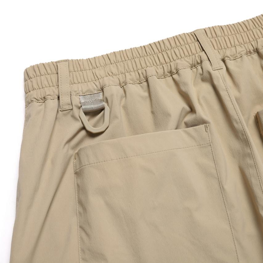 UNISEX MESH HYBRID FATIGUE SHORTS SAND BEIGE