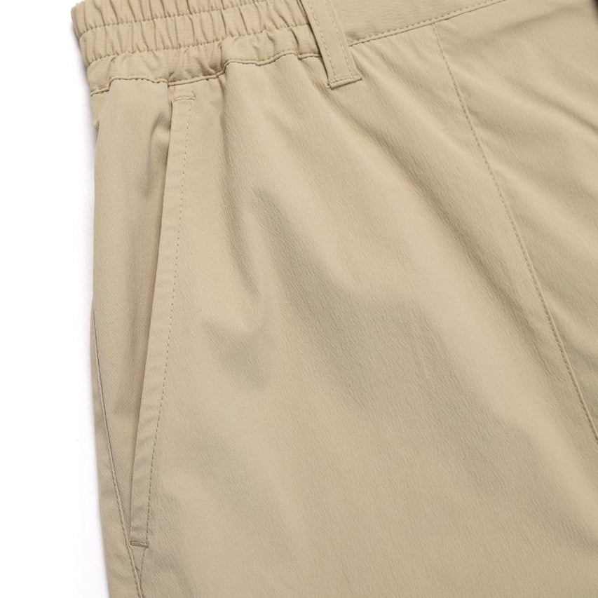 UNISEX MESH HYBRID FATIGUE SHORTS SAND BEIGE