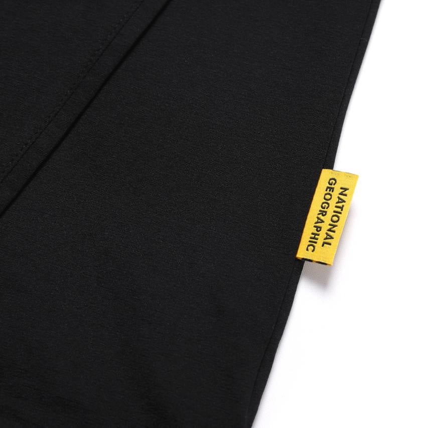 FROZEN AIR SHORT SLEEVE COLLAR T-SHIRT CARBON BLACK
