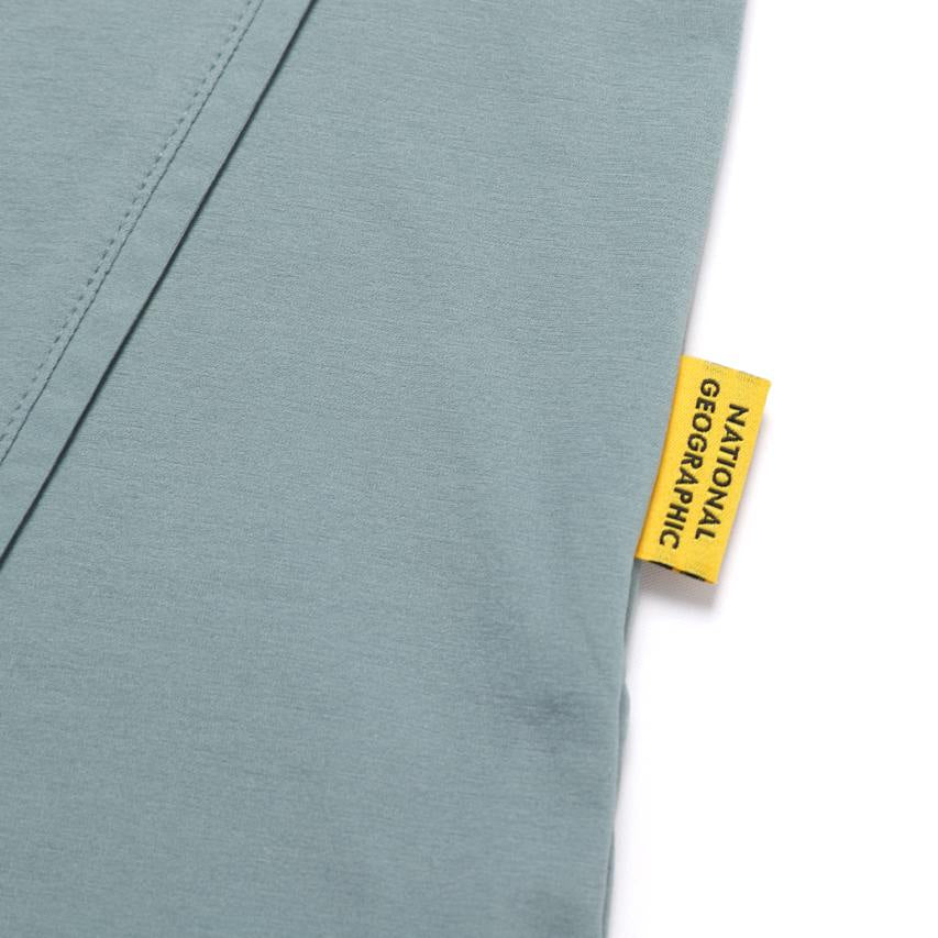 FROZEN AIR SHORT SLEEVE COLLAR T-SHIRT KHAKI GREEN