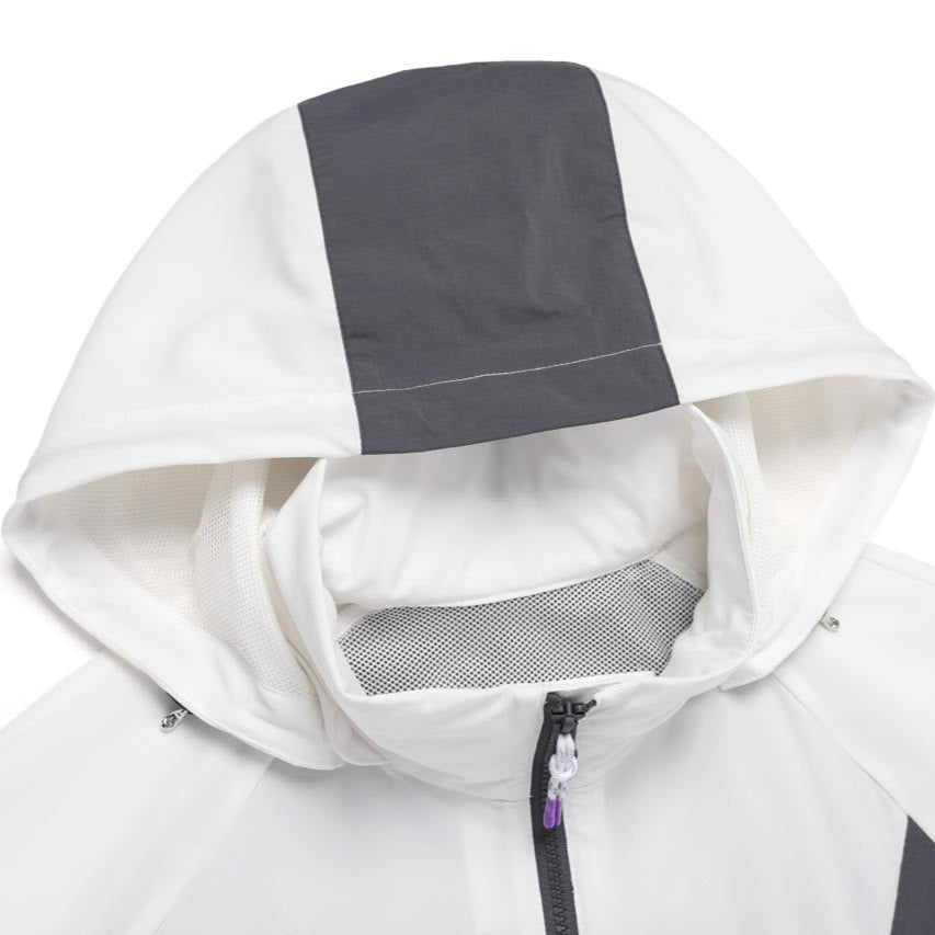 COOL WAVE COLOR BLOCK BASIC FIT JACKET 1 IVORY